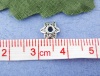 Image de Coupelle en Alliage de Zinc Fleur Argent Vieilli (Approprié à Perle 8mm - 12mm) 7mm x 3mm, 300 PCs