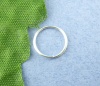Picture of 0.7mm Iron Based Alloy Open Jump Rings Findings Round Silver Plated 10mm Dia, 600 PCs