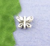 Picture of Zinc Based Alloy Beads Butterfly Antique Silver Color About 10mm x 8mm, Hole:Approx 1.2mm, 40 PCs