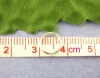 Immagine di 0.7mm Lega di Ferro Aperto Stile Anello di Salto Tondo Argento Placcato 8mm Dia, 400 Pz