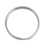 Picture of 30 PCs 20mm Dia., 1mm(18 gauge) 304 Stainless Steel Double Split Jump Rings Findings For Jewelry Making Silver Tone Round