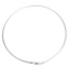 Imagen de Collares 304 Acero Inoxidable de Rectángulo , Tono de Plata y Otras Cadenas Con Broche de Langosta 45cm Longitud 1 Unidad