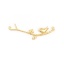 Immagine di Ottone Connettore Accessori Madre Uccello Oro Placcato Ramo Disegno 36mm x 9mm, 2 Pz