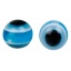 Imagen de Resina Cuentas Chicle Ronda Azul Mal de ojo Aprox 6mm Dia, Agujero: Aprox 1.5mm, 100 Unidades