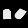 Immagine di Legno di Hinoki Cabochon per Abbellimento Porta Bianco 23mm x 14mm , 50 Pz