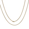 Изображение Ожерелья из Цепочек Позолоченный, Цепи из Шариков 2мм, 60см длина, 1 ШТ