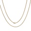 Picture of 1 Piece Vacuum Plating 304 Stainless Steel Ball Chain Necklace For DIY Jewelry Making Gold Plated 60cm(23 5/8") long, Chain Size: 2mm Dia.