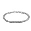 Imagen de 304 Acero Inoxidable Broche de langosta Link Curb Chain Pulseras Tono de Plata 20.5cm longitud, 1 Unidad