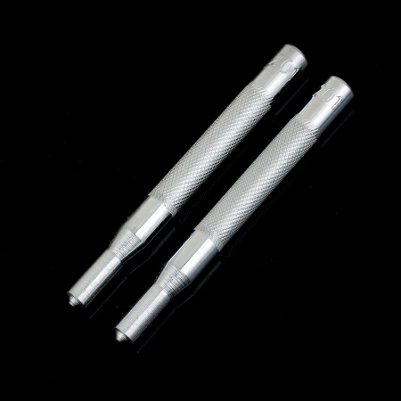 合金 スナップ専用セッター 打ち棒 シルバートーン 84mm x 8mm、 1 個