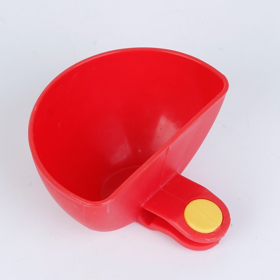 Bild von Polypropylen Küchenwerkzeug Gewürze Teller Rot 7.5cm x 7cm, 1 Stück