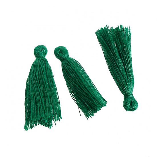 Picture of Polyester Tassel Green 30mm(1 1/8"), 5 PCs