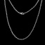 Изображение Ожерелья из Цепочек Посеребренный, Позолоченные цепочки 4мм x 3мм, 47см длина, 1 Комплект 12 ШТ