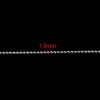 Изображение Ожерелья из Цепочек Круглые Серебряный Тон, Цепи из Шариков 1.5мм, 62.5cm длина, 1.5мм 2 ШТ