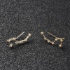 Picture of Ear Climbers/ Ear Crawlers Gold Plated Big Dipper Zodiac Constellation 23mm( 7/8") x 8mm( 3/8"), Post/ Wire Size: (21 gauge), 1 Pair