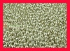 Immagine di Lega di Ferro Schiaccini Perline Tondo Argento Placcato 0.8mm 2.4mm Dia, 2000 Pz