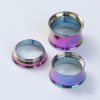 Picture of Stainless Steel Ear Stretcher Expander Multicolor Bobbin 16mm x 10mm, 1 Piece