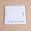 フォー 組ひもディスク 正方形 白 10.2cm x 10.2cm、 1 個 の画像