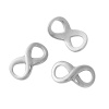 Picture of Stainless Steel Connectors Infinity Symbol Antique Pewter 20mm( 6/8") x 10mm( 3/8"), 2 PCs