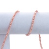 Изображение Стеклянные Бусины, Круглые, Оранжевый Розовый Имитация жемчуга 5мм - 4мм диаметр, 0.7мм, 84.5см длина, 3 Нитки 229 шт / 1 нитка