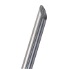 Picture of Stainless Steel Baking Tools Puffs Icing Piping Nozzle Tips Cone Silver Tone 78mm(3 1/8") x 18mm( 6/8"), 1 Piece