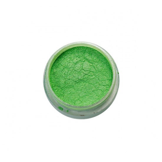 Immagine di Misto Strumenti di Gioielli in Resina Polvere glitterata Verde Brillio 30mm Dia., 1 Pz