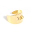 Immagine di Ottone Aperto Anello Oro Placcato 19.1mm (taglia di US: 9) , 5 Pz