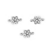 Picture of Zinc Based Alloy Charms Daisy Flower Antique Silver Color 15mm x 9mm, 200 PCs