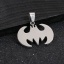 Immagine di 304 Acciaio Inossidabile Ciondoli Halloween Pipistrello Tono Argento 31mm x 29mm, 2 Pz