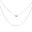 Immagine di 304 Acciaio Inossidabile Cavo Catena Collana Tono Argento 46cm Lunghezza, Dimensione della Catena 1.5x1.2mm, 1 Pz