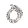 Picture of Glass Beads Round French Gray Faceted About 14mm Dia, Hole: Approx 1.2mm, 62.5cm long, 1 Strand (Approx 60 PCs/Strand)
