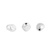 Bild von Zinklegierung Zwischenperlen Spacer Perlen Unregelmäßig Antiksilber 7mm x 6mm, Loch:ca. 1.2mm, 100 Stück