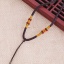 Bild von Nylon Geflochtene Schnur Halskette Dunkelbraun Verstellbar 60cm - 44cm lang, 5 Strange