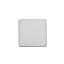 Picture of Stainless Steel Embellishments Square Silver Tone 10mm( 3/8") x 10mm( 3/8"), 10 PCs