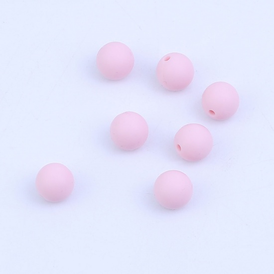 Immagine di Separatori Perline Tondo Rosa Circa 12mm Dia, Foro: Circa 2.2mm, 10 Pz