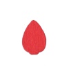 Image de Cabochons d'Embellissement en Contre-Plaqué Fraises Rouge 8mm x 6mm, 300 Pcs