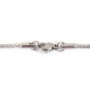Image de Colliers en 304 Acier Inoxydable Chaîne Maille Lanterne Argent Mat 50cm Long, Taille de chaîne: 1.9mm, 1 Pièce