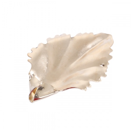 Lega di Ferro Cabochon per Abbellimento Foglia KC Placcato Oro 40mm x 28mm, 20 Pz