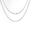 Immagine di 304 Acciaio Inossidabile Catena di casella Collana Tono Argento 91cm Lunghezza, Dimensione della Catena 3.5x3mm, 1 Pz