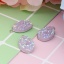 Immagine di Ottone & Resina Druzy/ Drusy Charms Ovale Argento Antico Lilla Pallido AB Colore 22mmx 14mm, 15 Pz