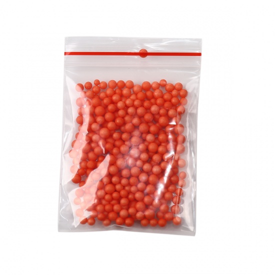 Picture of Foam DIY Tools For Slime Ball Orange 3.5mm( 1/8") - 2.5mm( 1/8"), 1 Packet (Approx 15000-20000PCs/Packet)