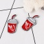 Immagine di Acrilato Ciondoli Coca-Cola Bianco & Rosso 43mm x 23mm, 10 Pz