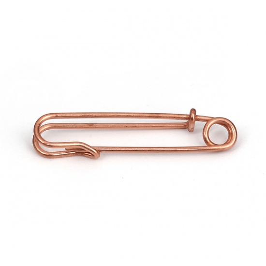 Picture of Brass Pin Brooches Antique Copper Pin 26mm(1") x 6mm( 2/8"), 20 PCs                                                                                                                                                                                           