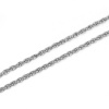 Picture of 304 Stainless Steel Soldered Link Cable Chain Silver Tone 4.2x3.3mm( 1/8" x 1/8"), 5 M