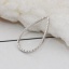 Immagine di Ottone Connettore Goccia Tono Argento 16mmx 11mm, 100 Pz