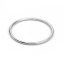 Immagine di Ottone Braccialetto Tondo Tono Argento Polvere di Stelle 23cm Lunghezza, 2 Pz