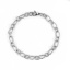 Imagen de 304 Acero Inoxidable Pulseras Tono de Plata Espiras 21cm longitud, 1 Unidad