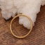 Picture of 10 PCs Brass Connectors Charms Pendants Real Gold Plated Circle Ring 15mm Dia.