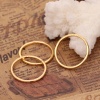 Picture of 1mm Brass Closed Soldered Jump Rings Findings Circle Ring 18K Real Gold Plated 15mm( 5/8") Dia., 10 PCs                                                                                                                                                       
