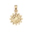 Изображение 304 Stainless Steel Pendants Sunflower Gold Plated 32mm(1 2/8") x 20mm( 6/8"), 1 Piece