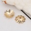 Immagine di Ottone Coppette Copriperla Fiore Vero Oro Placcato ( Adatto Perline: 12mm Dia.) 10mm x 10mm, 20 Pz